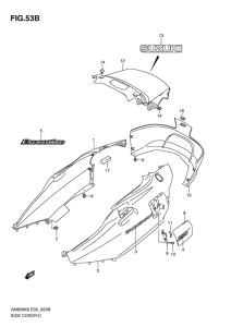 AN650 (ABS) Боковая крышка