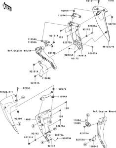 ZR750 Обтекатель нижний