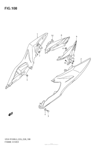 GSX-R1000Z Frame Cover (Gsx-R1000L3 E03)