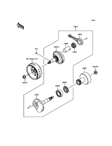 BR125 Коленвал