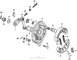  Задний тормоз