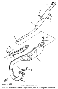 RT100D Выхлопная система