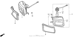 GL1500SE Se cornering lamp