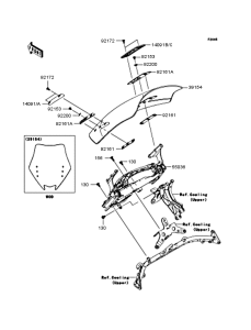 ZG1400 Стекло ветровое