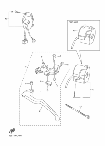 YZF-R6 Interruptor  manillar&palanc