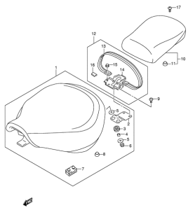 VL800 Пружина