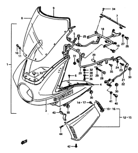 GS1150 Cowling ngs1150esf e6)