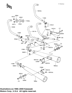 KZ1100 Глушитель