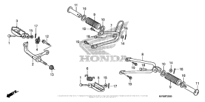 XR650L Подножки