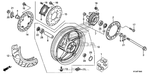 CBR250R Переднее колесо