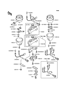 ZR250 Спидометр