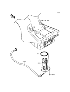 ZX1400 Топливный насос