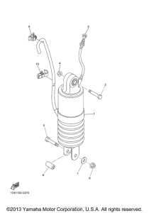 XVZ13TFSDC Задняя подвеска