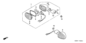 CBF600 (Naked) Winker
