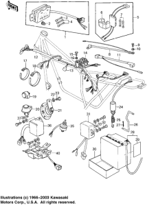 KZ1000 Электрика