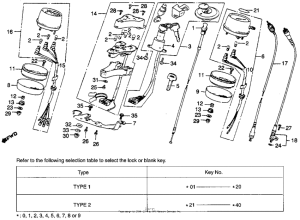 CM450 Cm450a instrument key set