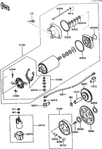 ZX600 Стартер