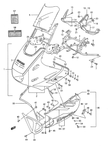 GSX1100 Cowling comp