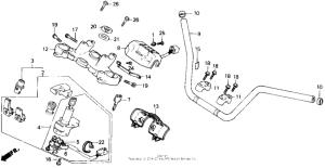 GL1200I A / i handlebar 86-87