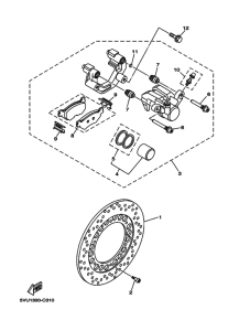 XP500 Задний суппорт