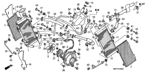 XL1000V (ABS) Радиатор