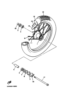 XV535 XV535G Transom + tube