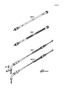 VN1500 Тросы управления