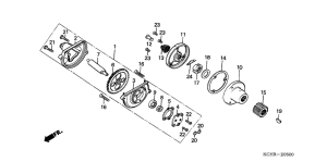 CG125 Насос масляный  / фильтр масляный
