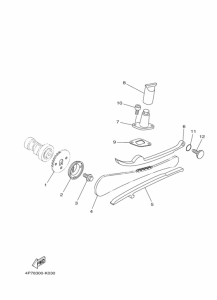 XC125E Распределительный вал & chain