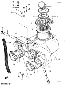 GSX750 Воздухоочиститель