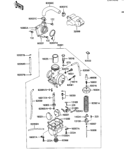 KX500 Carburetor assy