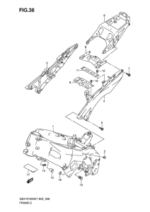 GSX-R1000 Frame comp