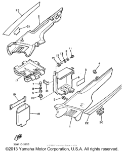 XJ900RK Боковые обтекатели