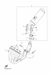FZ8-S Выхлопная система