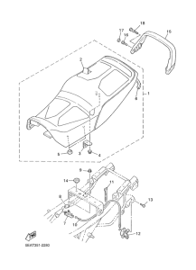 XJR1300 Сиденье