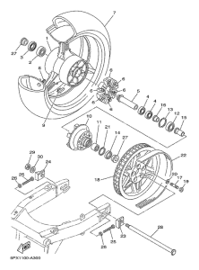 XV17PCR Переднее колесо