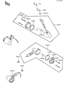 KL250 Поворотники