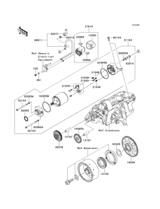 KLE650 Стартер