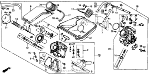 VTR250 Карбюратор