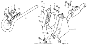 XL175 Глушитель