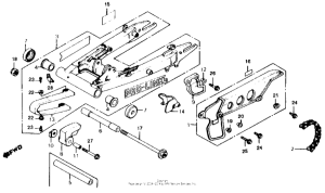 XL200R Swingarm + chain guard