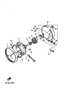 YZ250WR YZ250WRW Phare