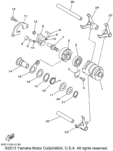 TZ250N Копирный вал