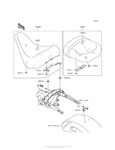 VN1700 Сиденье