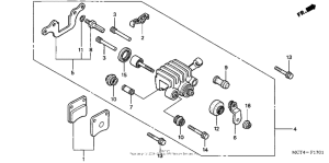 FSC600 Стояночный тормоз