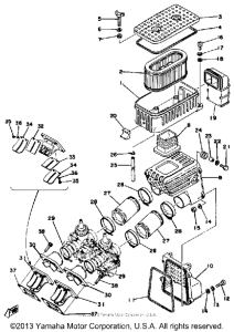 RD400D Впускная система