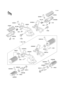EL250 Подножки