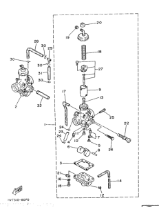 RD350LC (37KW) Карбюратор