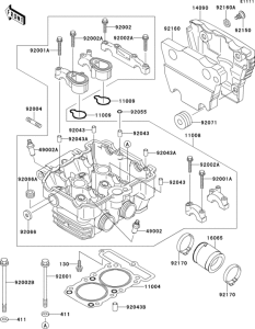 EL250 Головка цилиндров