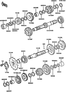 ZX550 Transmission(1 / 2)